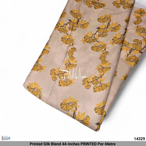 Printed Silk Blend 44-Inches PRINTED Per-Metre #14329