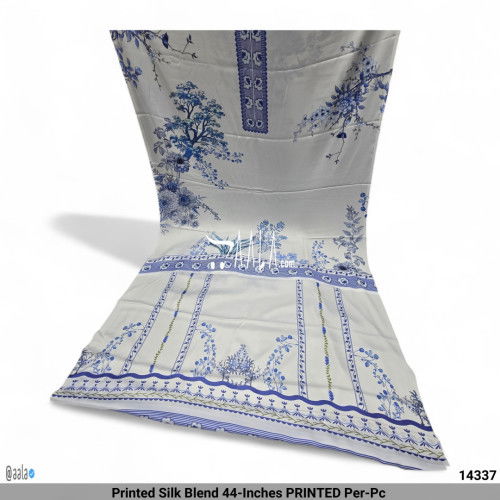 Printed Silk Blend 44-Inches PRINTED Per-Pc #14337