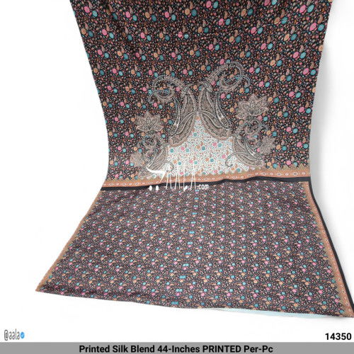 Printed Silk Blend 44-Inches PRINTED Per-Pc #14350