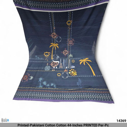 Printed-Pakistani Cotton Cotton 44-Inches PRINTED Per-Pc #14369