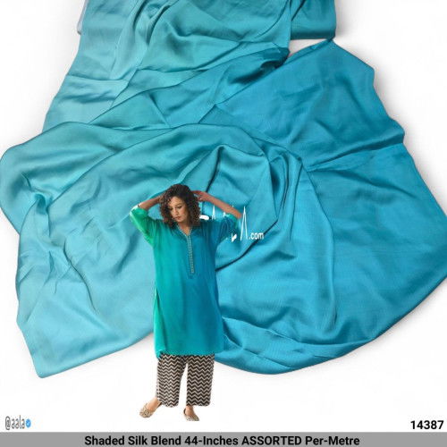 Shaded Silk Blend 44-Inches ASSORTED Per-Metre #14387