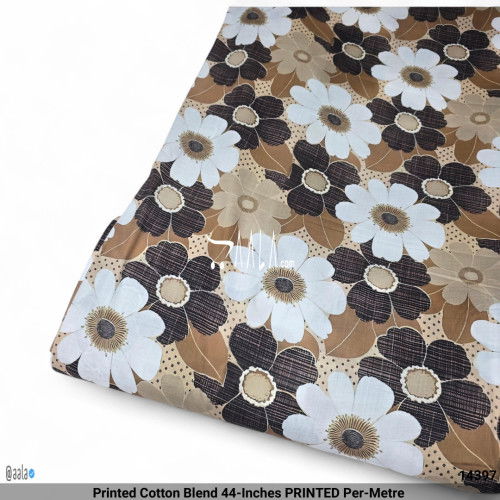 Printed Cotton Blend 44-Inches PRINTED Per-Metre #14397