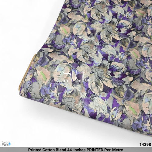 Printed Cotton Blend 44-Inches PRINTED Per-Metre #14398