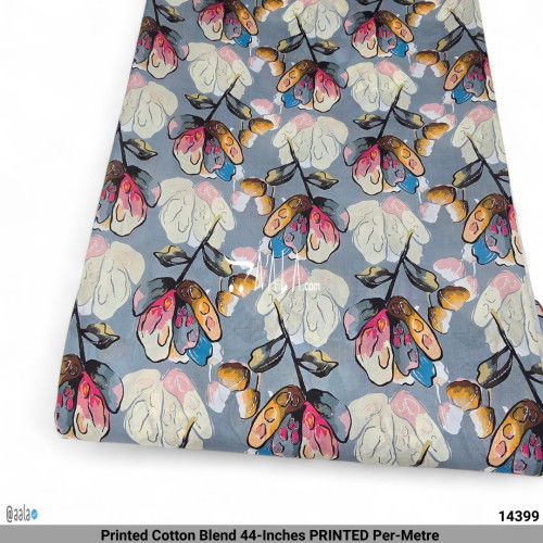 Printed Cotton Blend 44-Inches PRINTED Per-Metre #14399