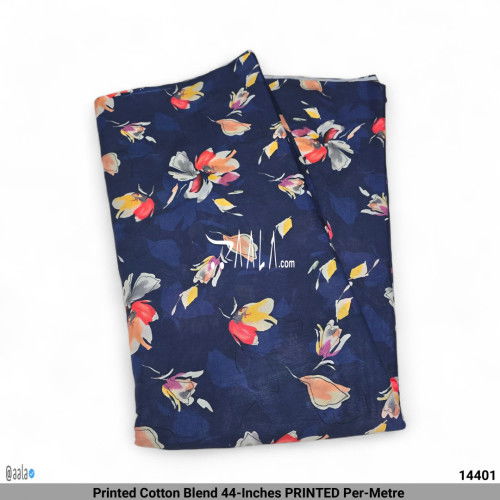 Printed Cotton Blend 44-Inches PRINTED Per-Metre #14401