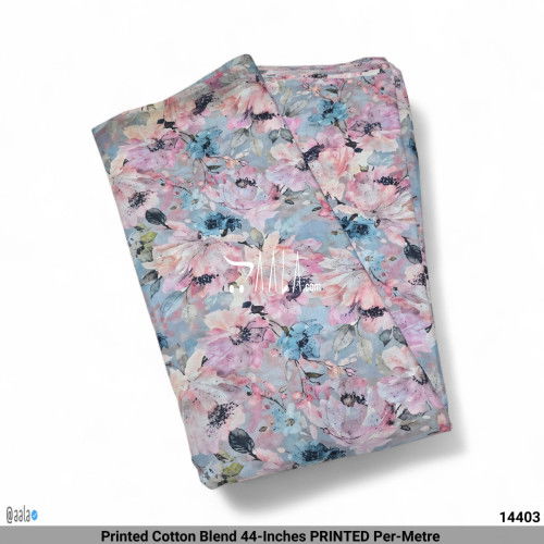Printed Cotton Blend 44-Inches PRINTED Per-Metre #14403