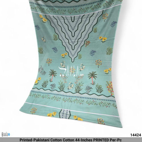 Printed-Pakistani Cotton Cotton 44-Inches PRINTED Per-Pc #14424