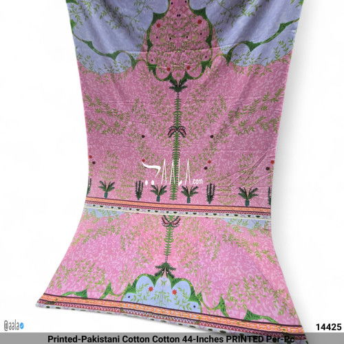 Printed-Pakistani Cotton Cotton 44-Inches PRINTED Per-Pc #14425