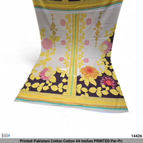 Printed-Pakistani Cotton Cotton 44-Inches PRINTED Per-Pc #14426