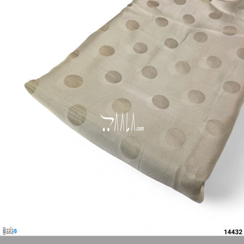 Jacquard-Tissue Silk Viscose 44-Inches DYEABLE Per-Metre