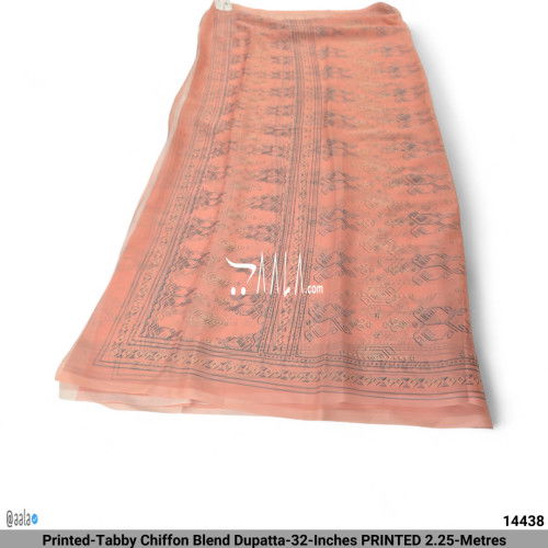 Printed-Tabby Chiffon Blend Dupatta-32-Inches PRINTED 2.25-Metres