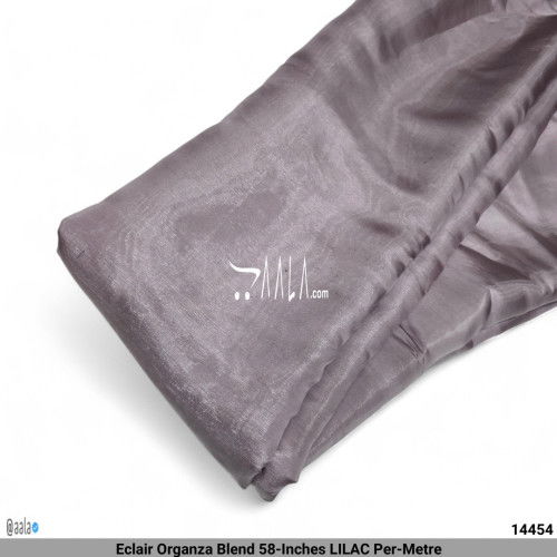 Eclair Organza Blend 58-Inches LILAC Per-Metre