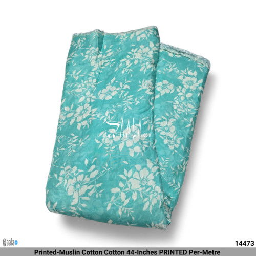 Printed-Muslin Cotton Cotton 44-Inches PRINTED Per-Metre 