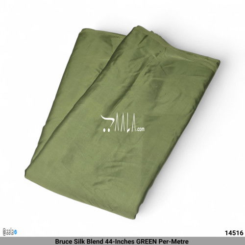 Bruce Silk Blend 44-Inches GREEN Per-Metre 