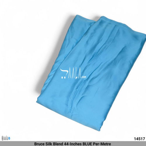 Bruce Silk Blend 44-Inches BLUE Per-Metre 