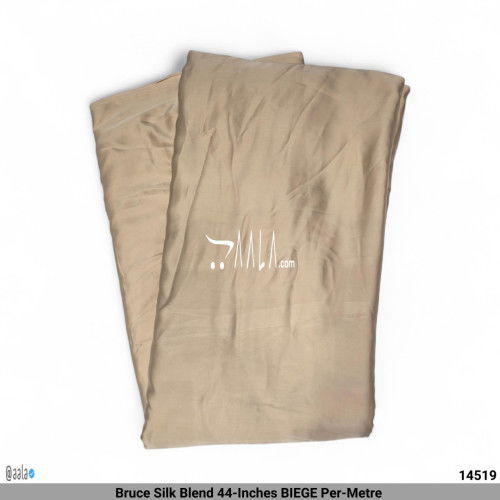 Bruce Silk Blend 44-Inches BIEGE Per-Metre 