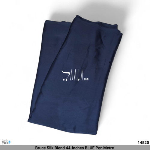 Bruce Silk Blend 44-Inches BLUE Per-Metre 