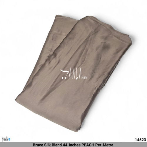 Bruce Silk Blend 44-Inches PEACH Per-Metre 