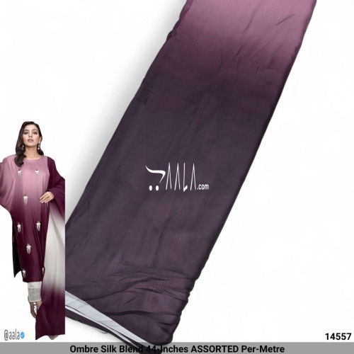 Ombre Silk Blend 44-Inches ASSORTED Per-Metre