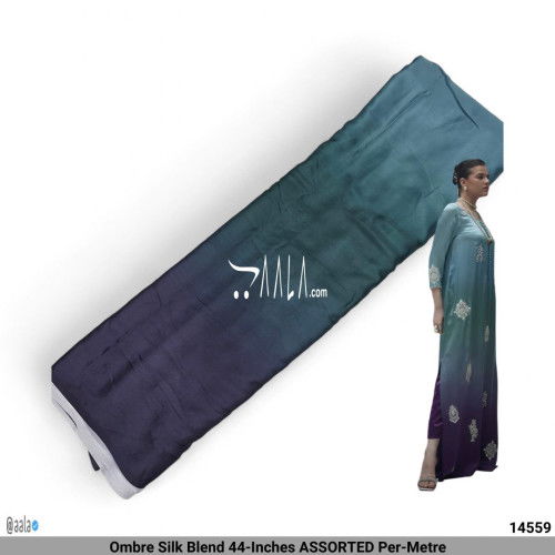 Ombre Silk Blend 44-Inches ASSORTED Per-Metre