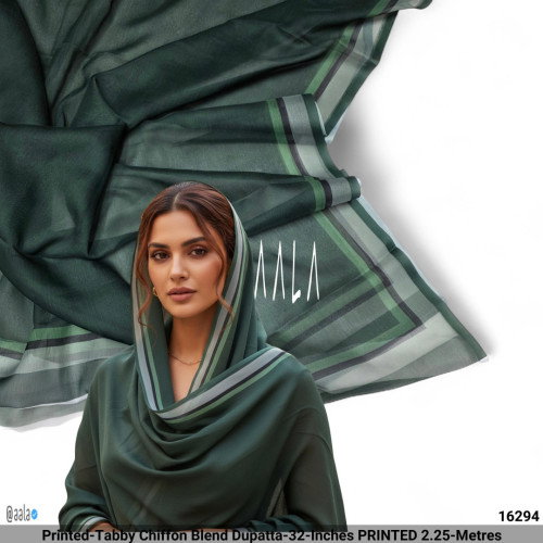 Printed-Tabby Chiffon Blend Dupatta-32-Inches PRINTED 2.25-Metres