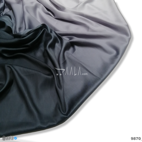 Ombre-Pie Silk Poly-ester 44-Inches ASSORTED Per-Metre #9870