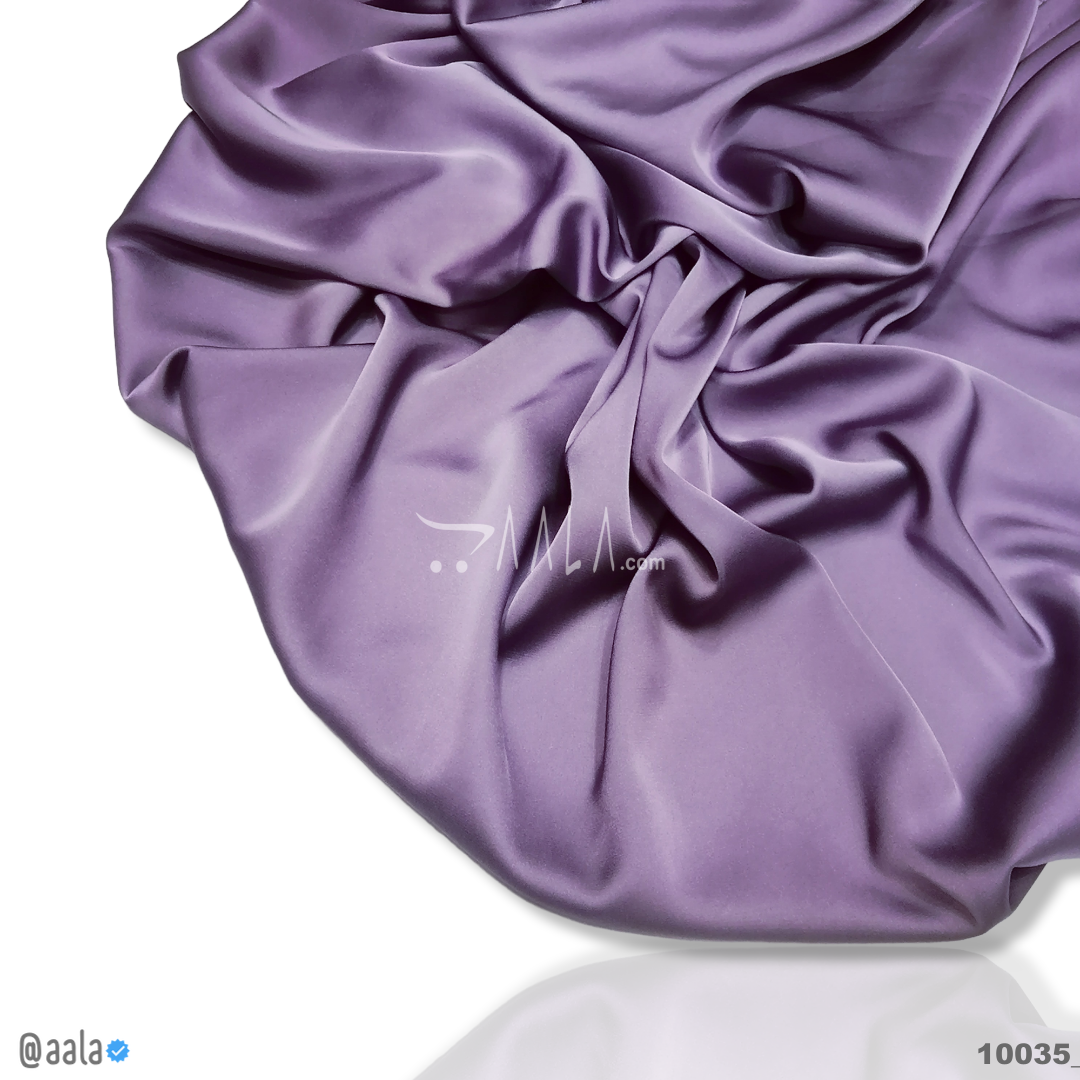 Zara Silk Poly-ester 58-Inches PURPLE Per-Metre #10035