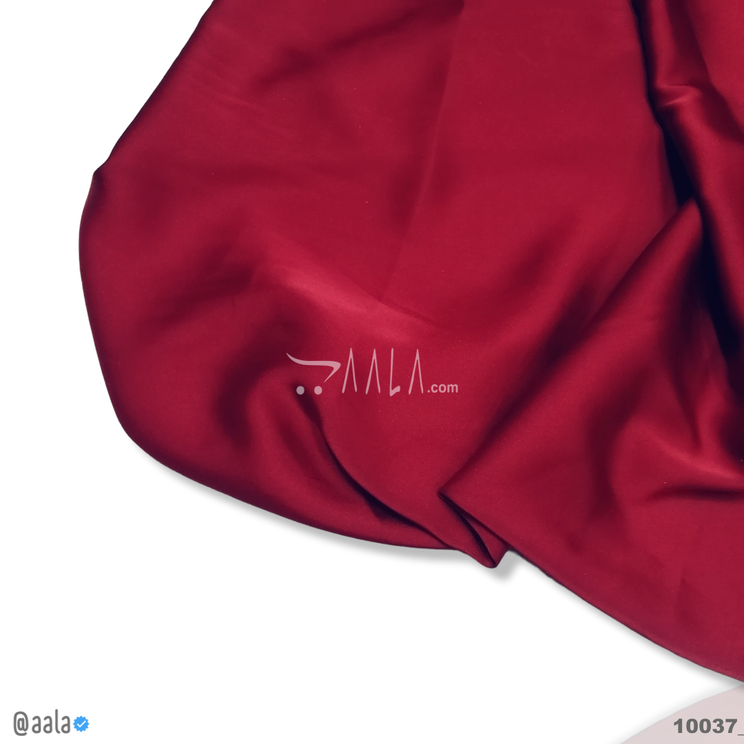 Zara Silk Blend 58-Inches MAROON Per-Metre #10037