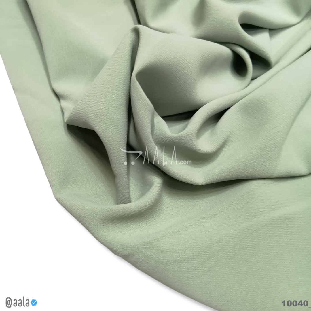 Tokyo Double-Georgette Blend 58-Inches GREEN Per-Metre #10040