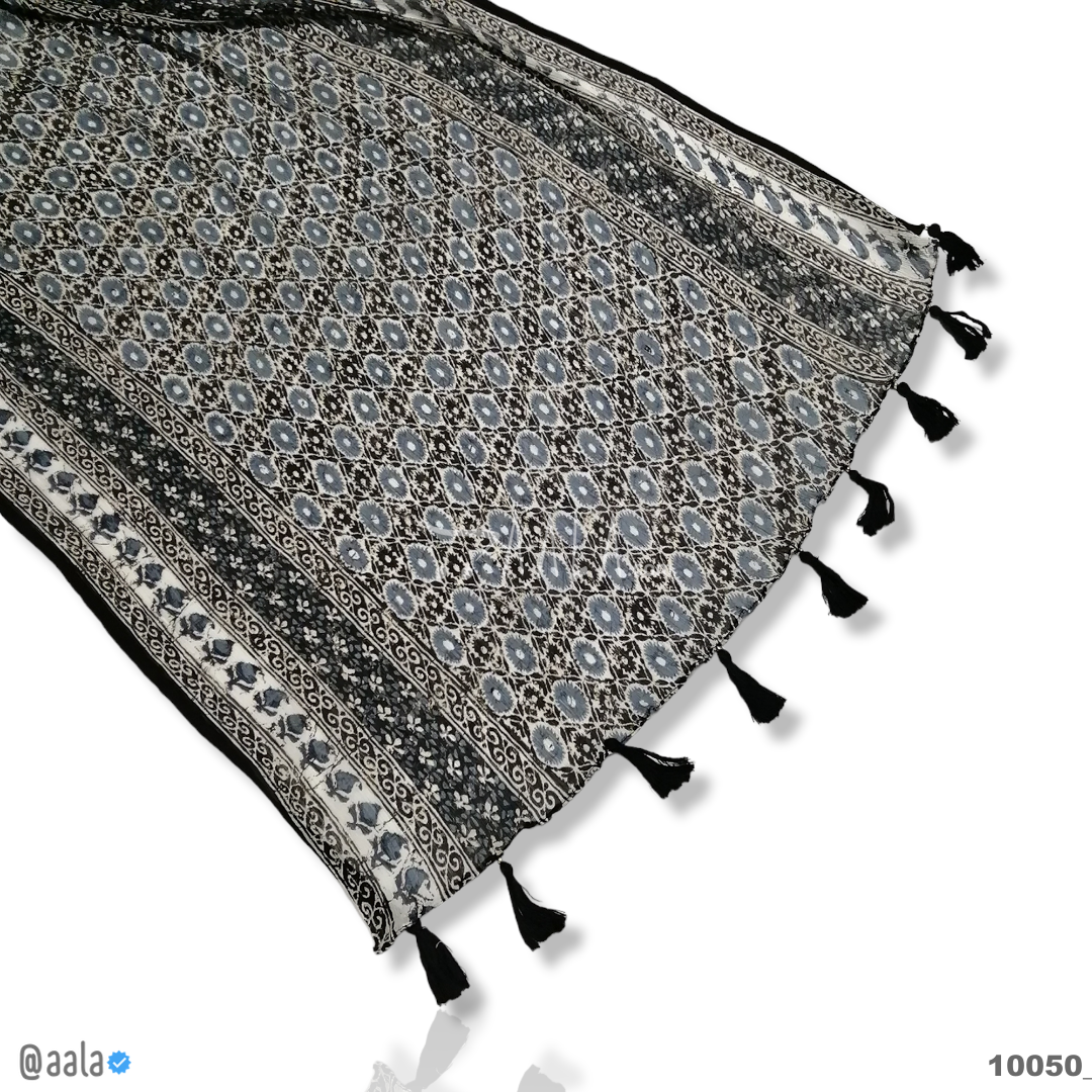 Printed  Chiffon Blend Dupatta-20-Inches PRINTED 2.25-Metres 