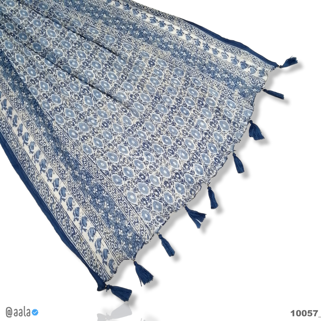 Printed  Chiffon Blend Dupatta-20-Inches PRINTED 2.25-Metres 