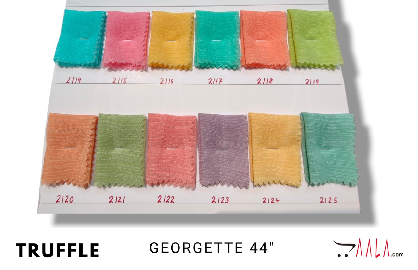 Truffle Georgette Poly-ester 44-Inches DYED Per-Metre #10134