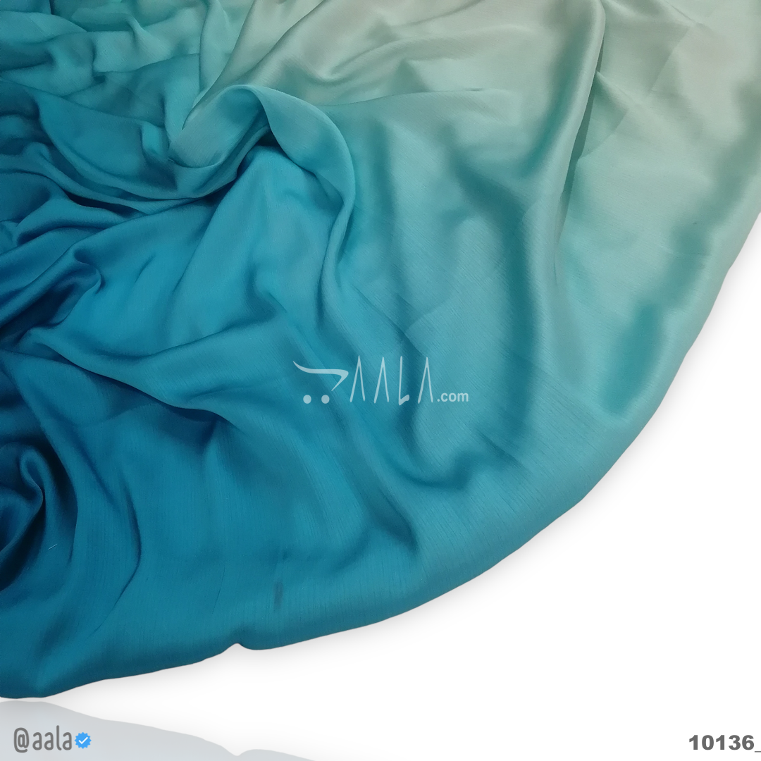 Ombre-Shaded Satin-Chiffon Poly-ester 58-Inches ASSORTED Per-Metre #10136