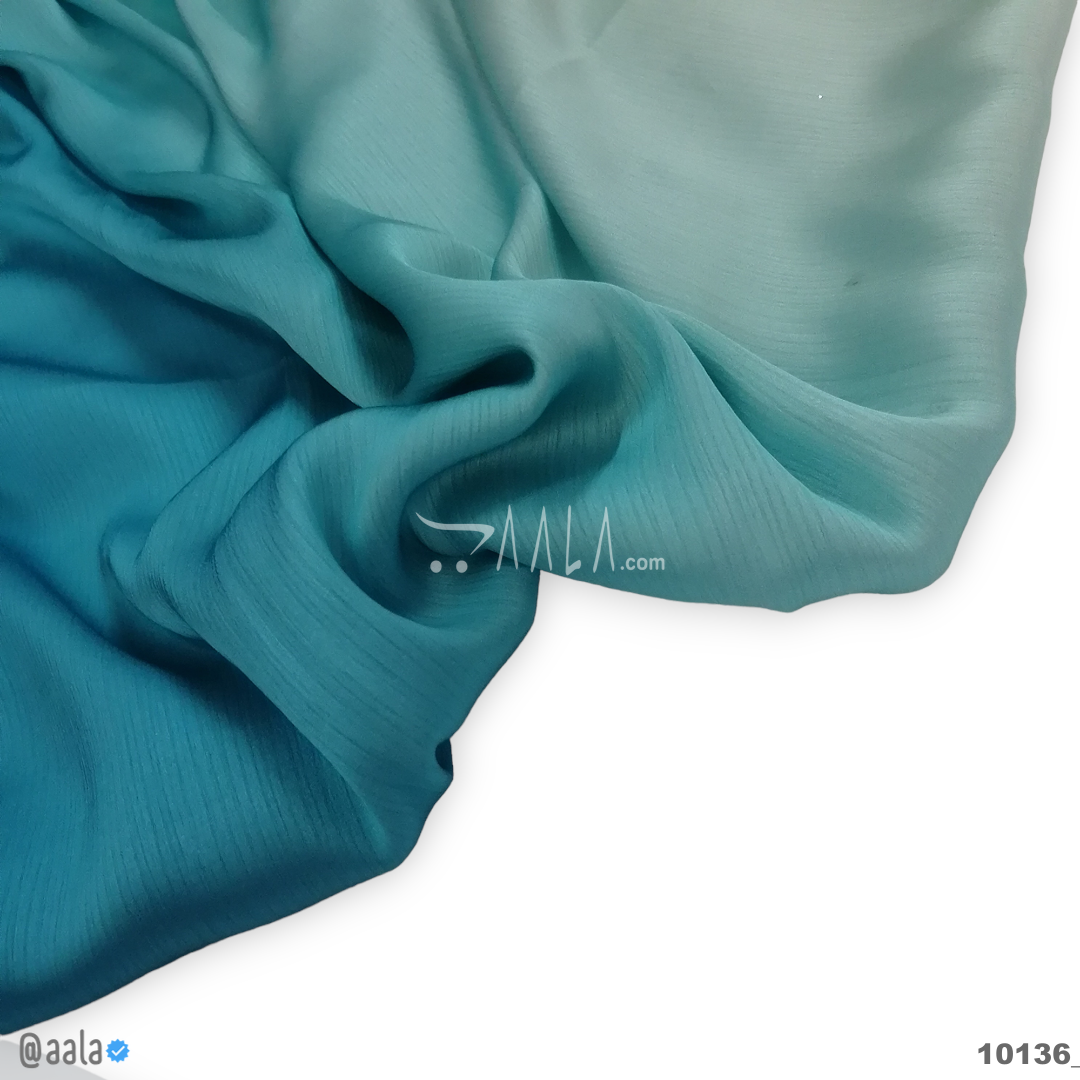 Ombre-Shaded Satin-Chiffon Poly-ester 58-Inches ASSORTED Per-Metre #10136