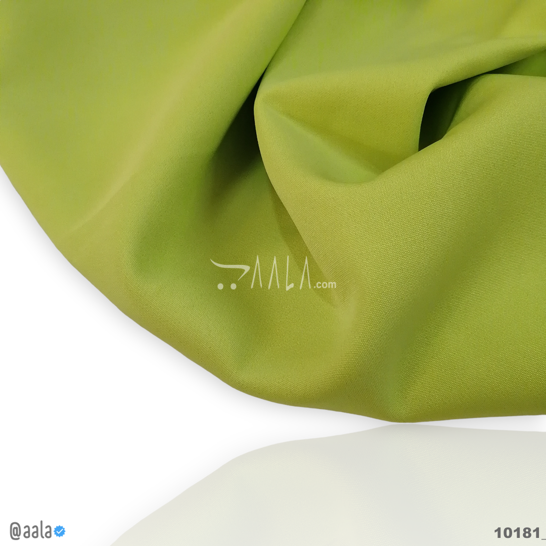Berlin Double-Georgette Poly-ester 58-Inches GREEN Per-Metre #10181