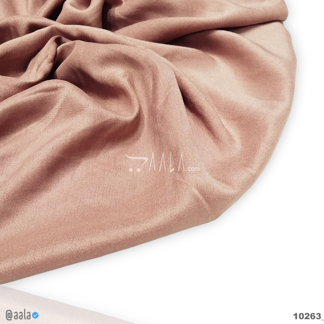 Luxe Silk Poly-ester 58-Inches PEACH Per-Metre #
10263