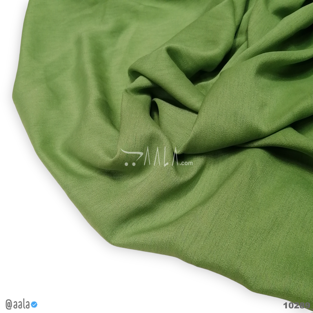 Luxe Silk Poly-ester 58-Inches GREEN Per-Metre #
10289