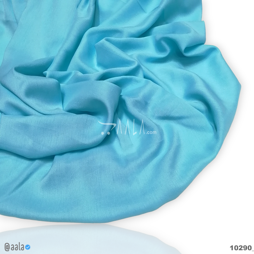 Luxe Silk Poly-ester 58-Inches BLUE Per-Metre #
10290
