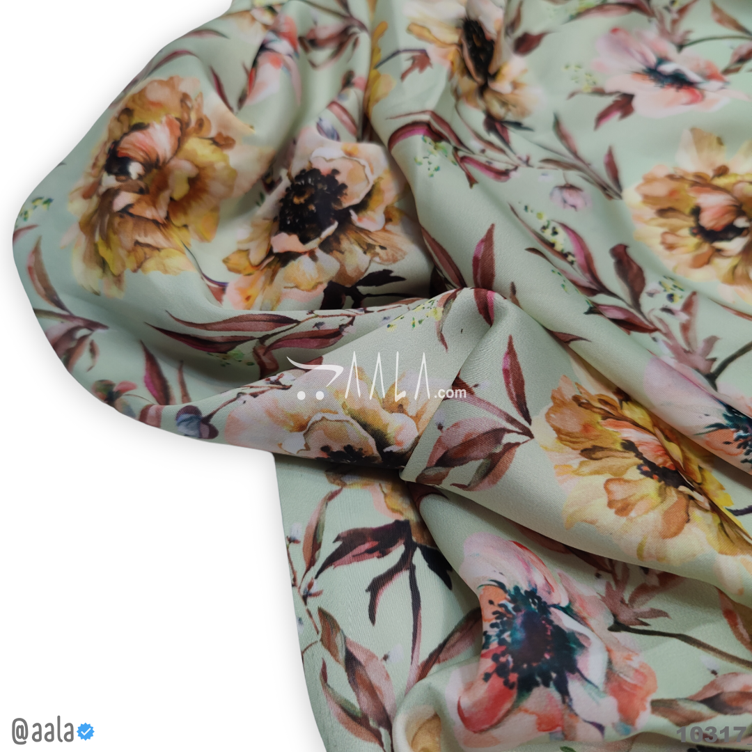 Printed Silk Blend 44-Inches PRINTED Per-Metre #10317