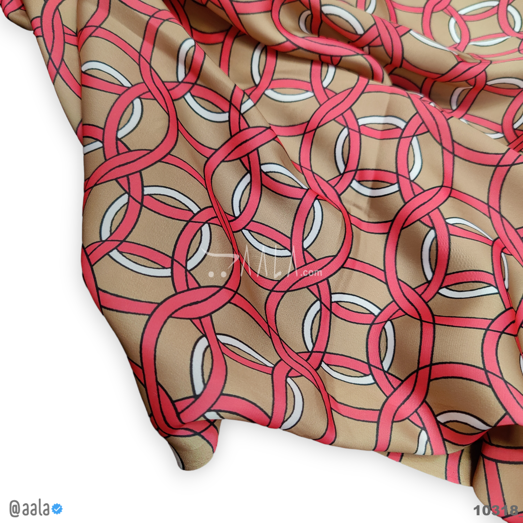 Printed Silk Blend 44-Inches PRINTED Per-Metre #10318