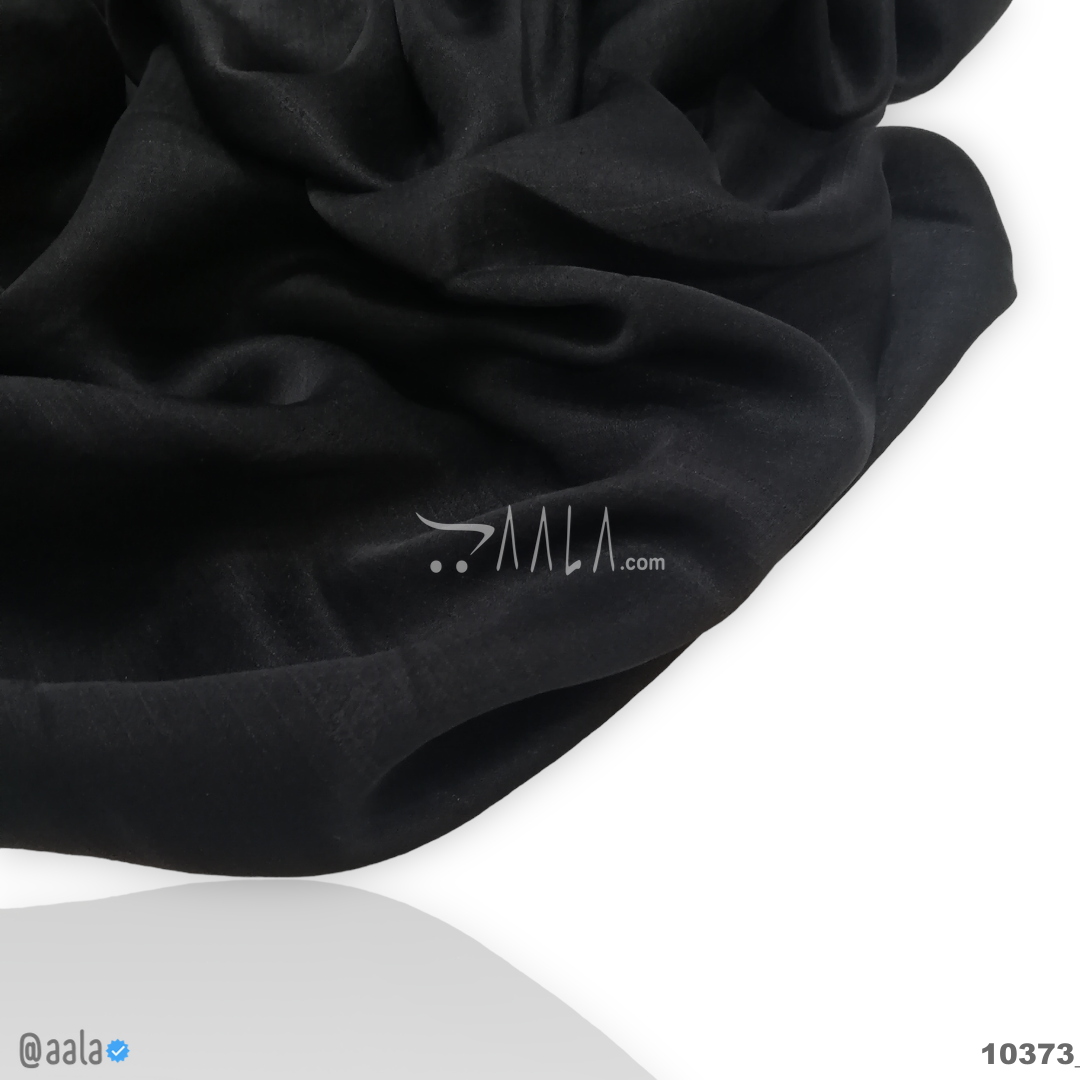 Tobler Silk Poly-ester 44-Inches BLACK Per-Metre #10373