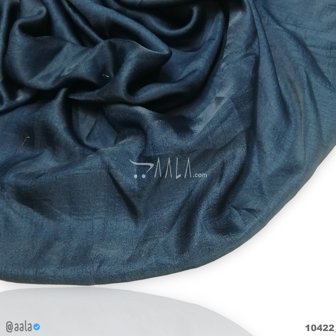Tobler Silk Poly-ester 44-Inches BLUE Per-Metre #10422
