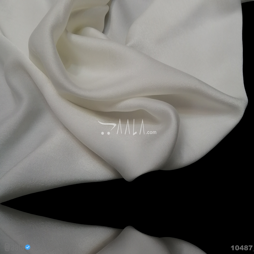 Hazel Silk Blend 58-Inches WHITE Per-Metre #10487