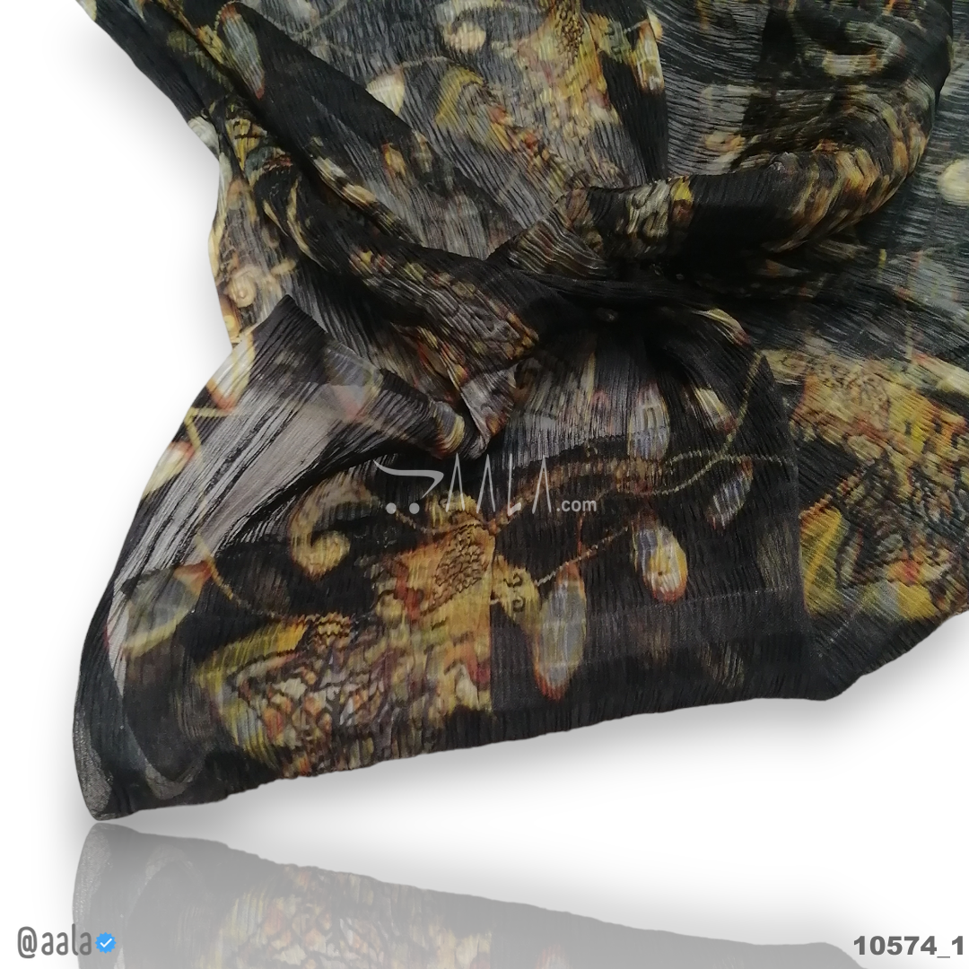 Printed-Crush Chiffon Blend Dupatta-20-Inches PRINTED 2.50-Metres #10574