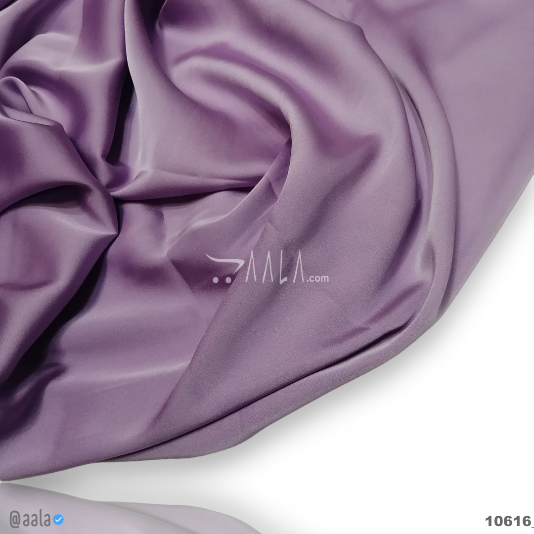 Zara Silk Poly-ester 58-Inches PURPLE Per-Metre #10616