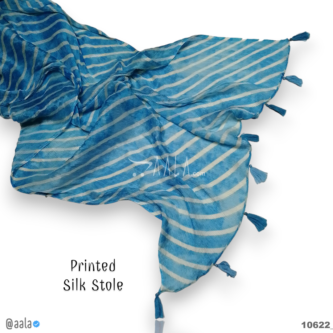 Printed-Crush Chiffon Blend Dupatta-20-Inches PRINTED 2.25-Metres #10622
