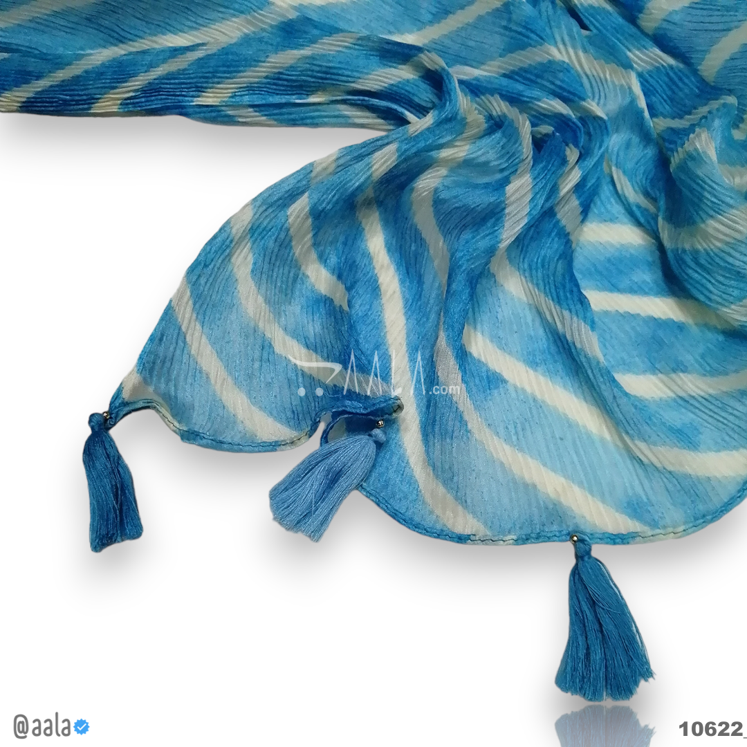 Printed-Crush Chiffon Blend Dupatta-20-Inches PRINTED 2.25-Metres #10622