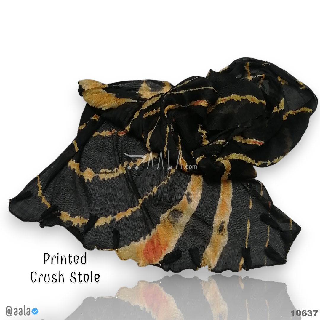 
Printed-Crush Chiffon Blend Dupatta-20-Inches PRINTED 2.25-Metres #10637