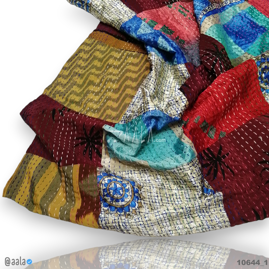 Phulkari Cotton Blend Dupatta-36-Inches PRINTED 2.25-Metres #10644