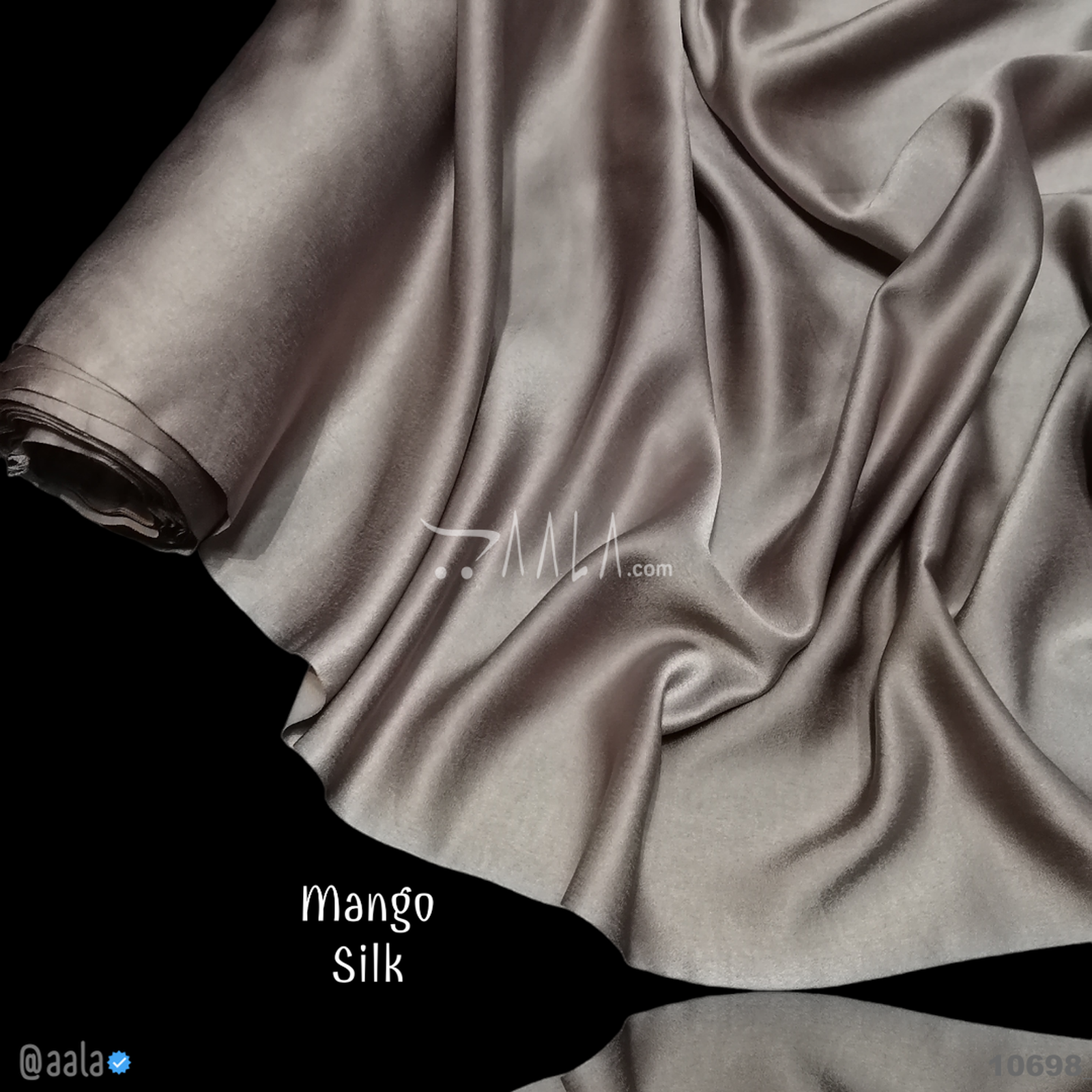 Mango Silk Poly-ester 58-Inches SKIN Per-Metre #10698